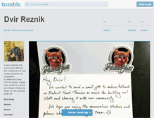 Tablet Screenshot of dvirreznik.com